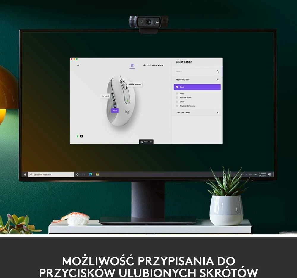 Belaidė pelė Logitech Signature M650 L, baltos spalvos
