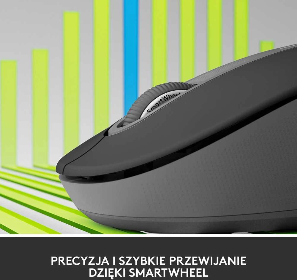 Belaidė pelė Logitech Signature M650 L Left, grafito spalvos