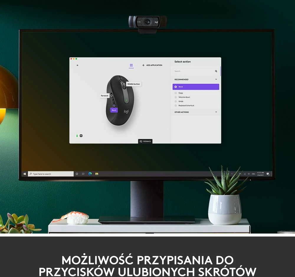 Tyli belaidė pelė Logitech M220, Juoda