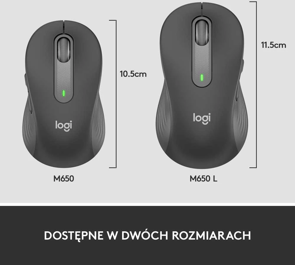 Tyli belaidė pelė Logitech M220, Juoda