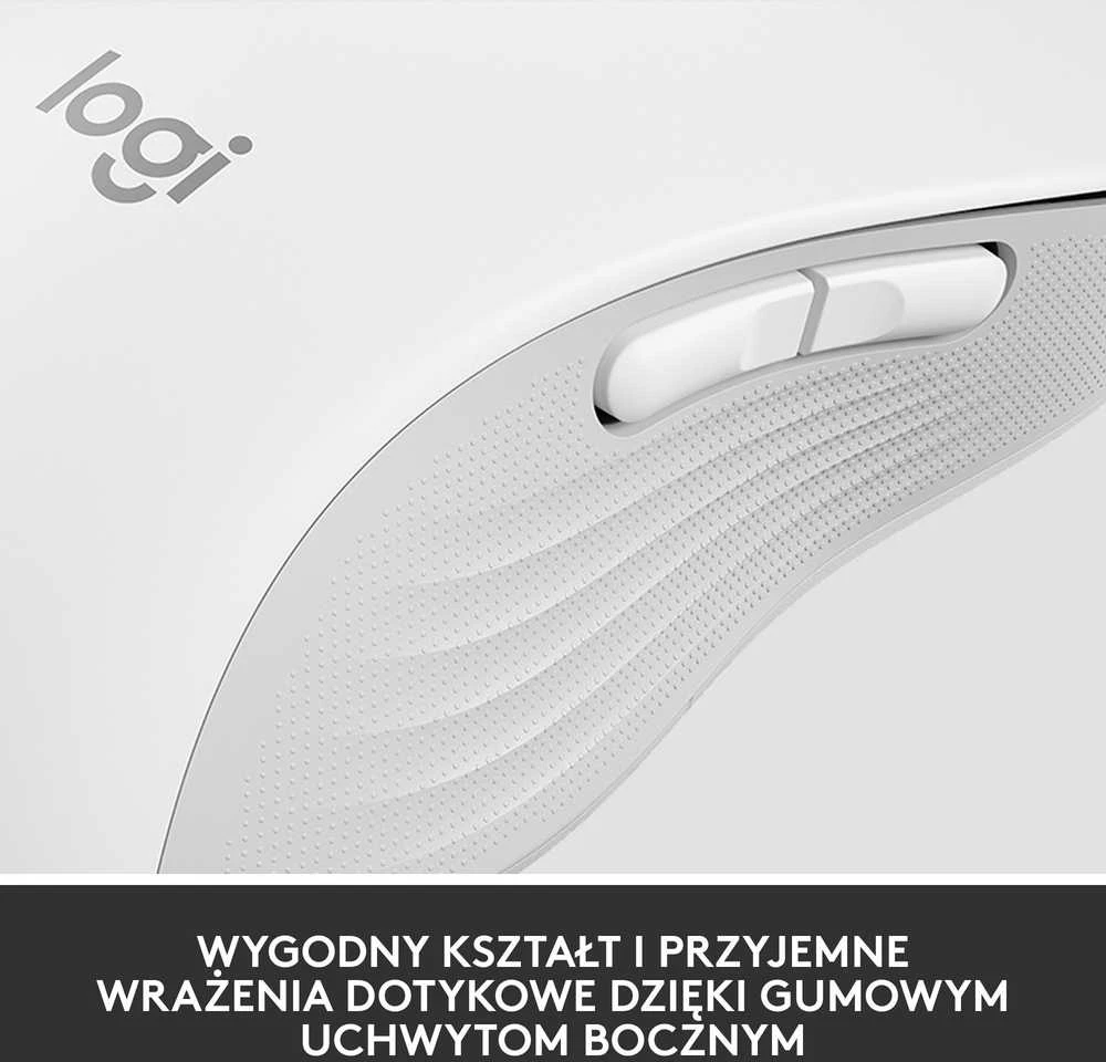 Belaidė pelė Logitech Signature M650 L Left, baltos spalvos