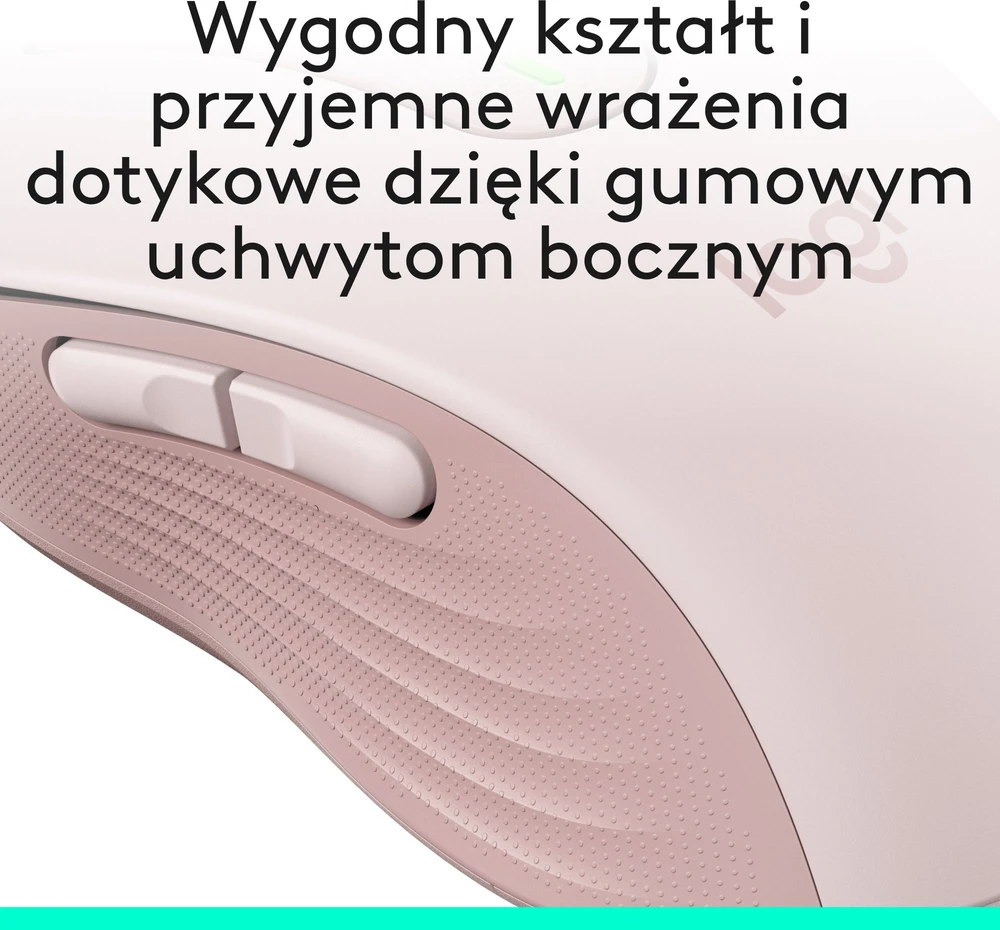 Belaidė pelė Logitech Signature M650 M, rožinė