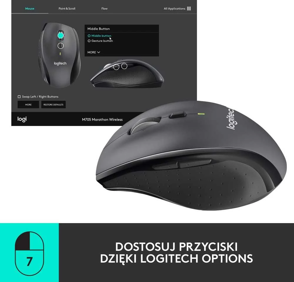 Pelė Logitech M705 Marathon