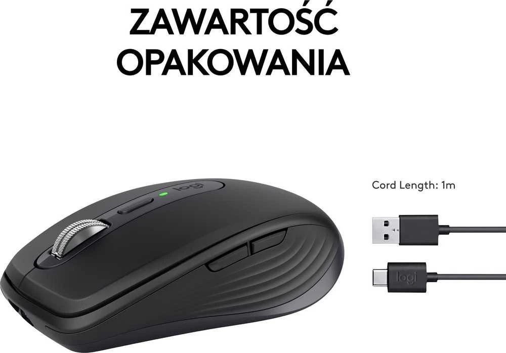 Belaidė pelė Logitech MX Anywhere 3S, grafito spalvos