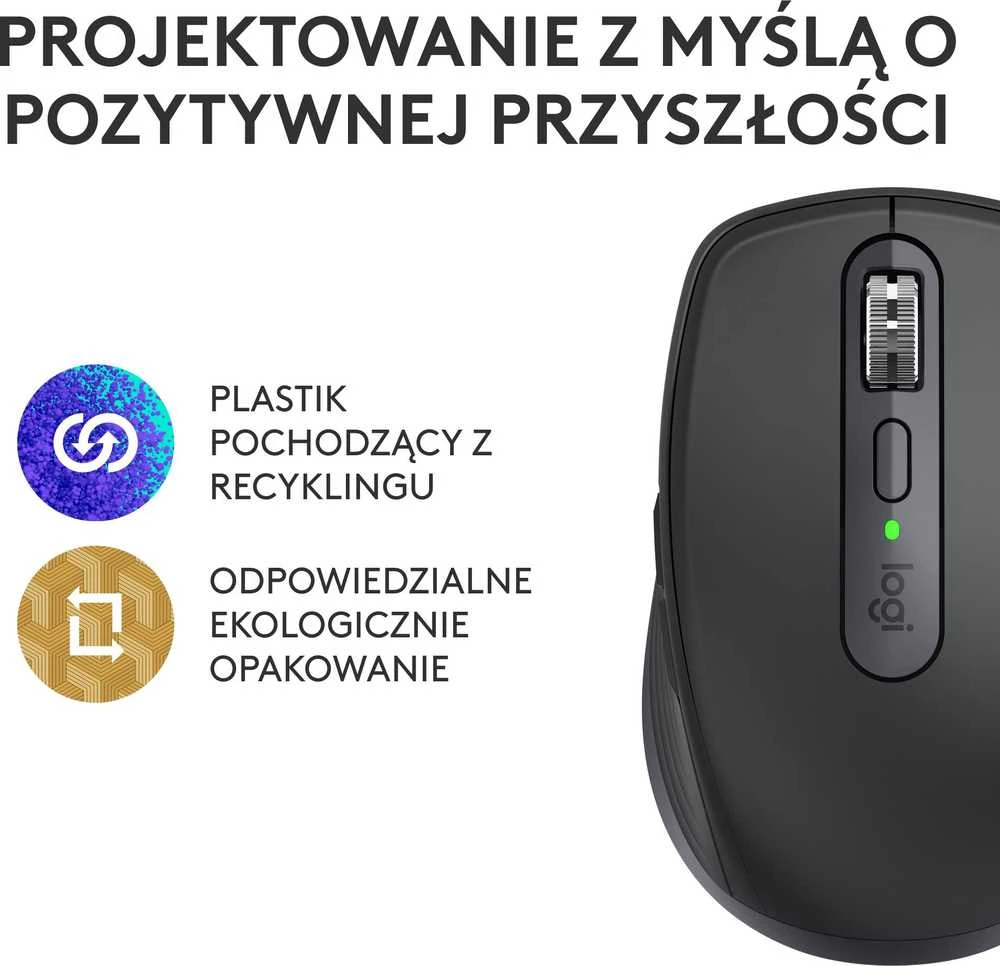 Belaidė pelė Logitech MX Anywhere 3S, grafito spalvos