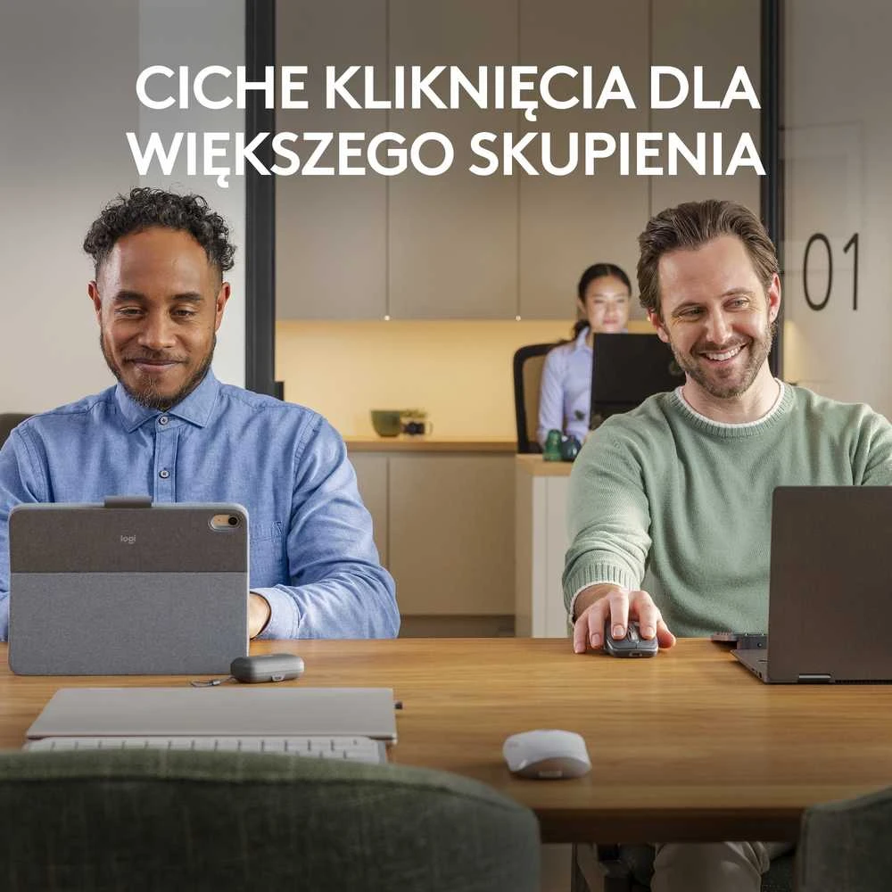 Belaidė pelė Logitech MX Anywhere 3S, šviesiai pilkos spalvos