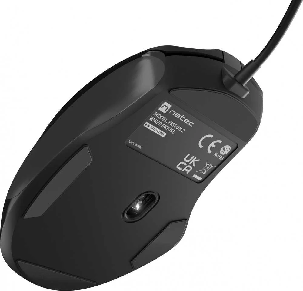 NATEC Pelė Pigeon 2 4000DPI juodas