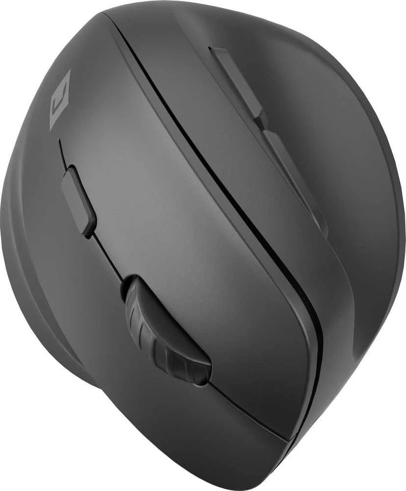 Natec | Vertikali pelė | Crake 2 | Wireless | Vertikali pelė | Bluetooth, 2.4GHz | Juodas