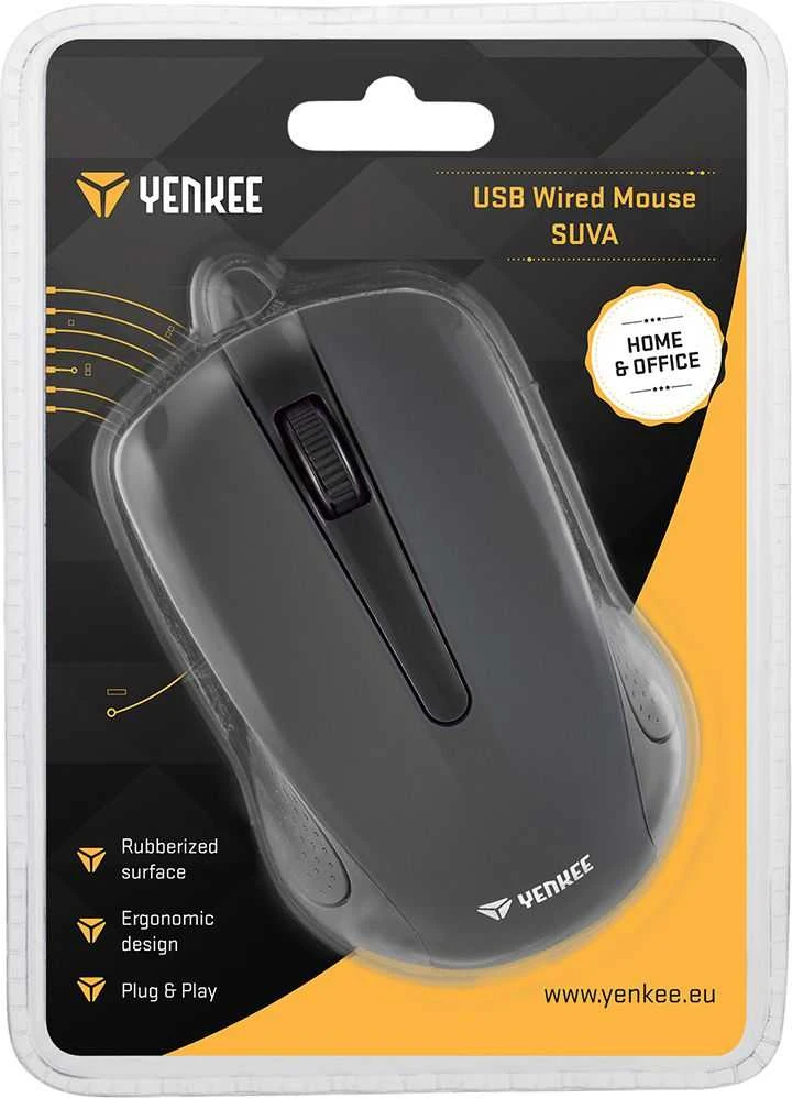 Yenkee Laidinė pelė Sencor YMS 1015BK, juoda
