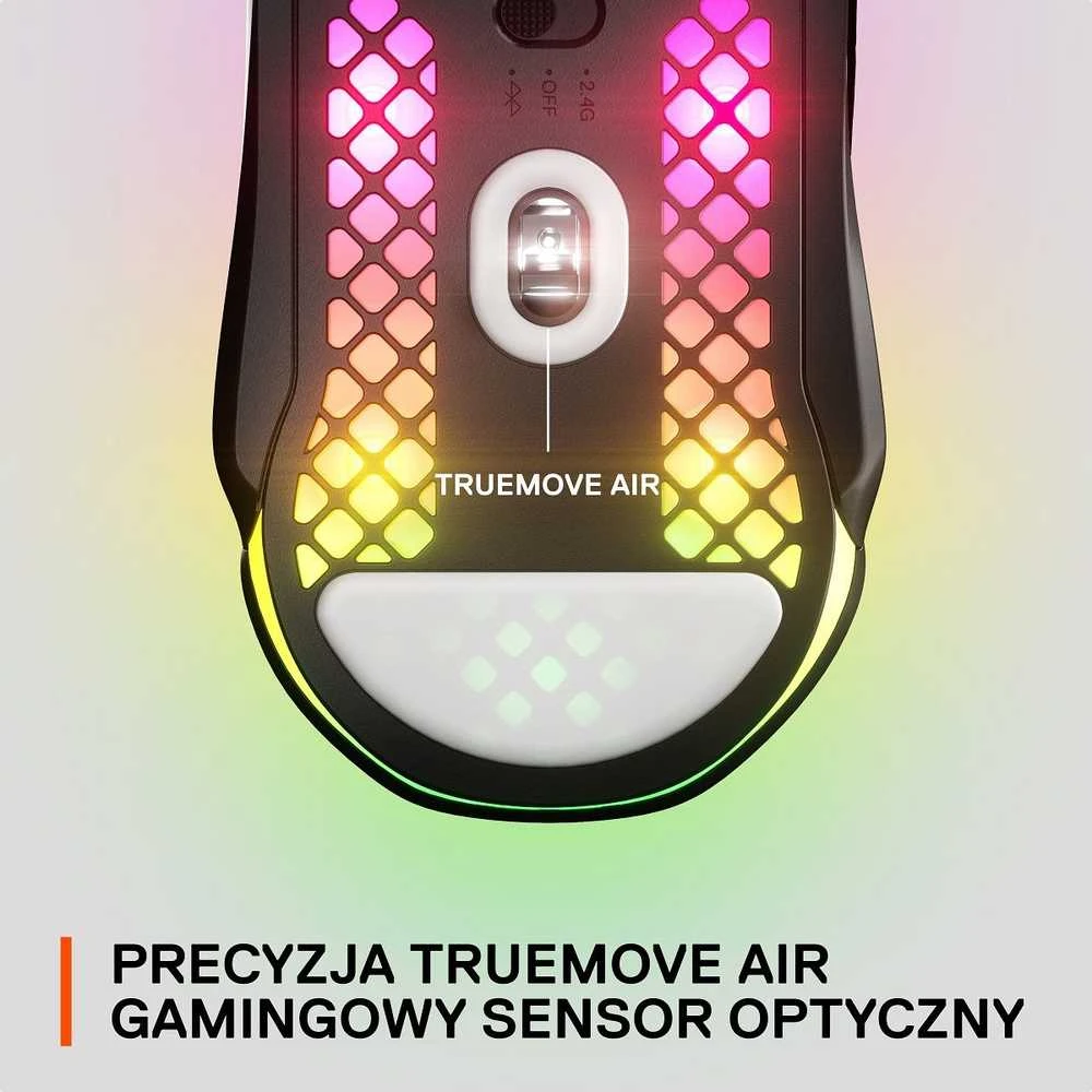 Belaidė žaidimų pelė SteelSeries Aerox 5 Onyx, Juodos spalvos