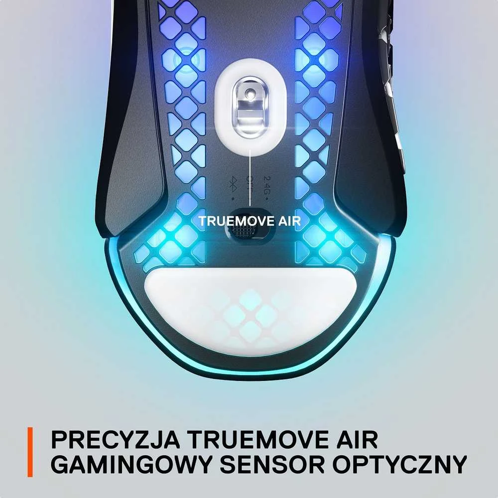 Belaidė žaidimų pelė SteelSeries Aerox 9 Onyx, Juodos spalvos