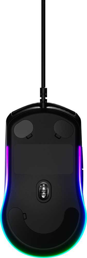 Žaidimų pelė SteelSeries su laidu Rival 3, Juodos spalvos