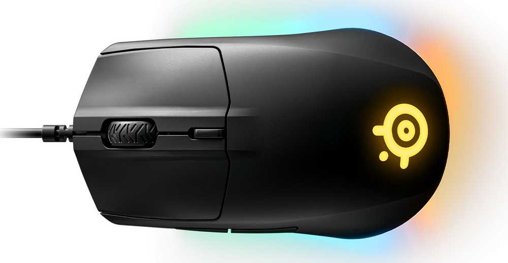 Žaidimų pelė SteelSeries su laidu Rival 3, Juodos spalvos