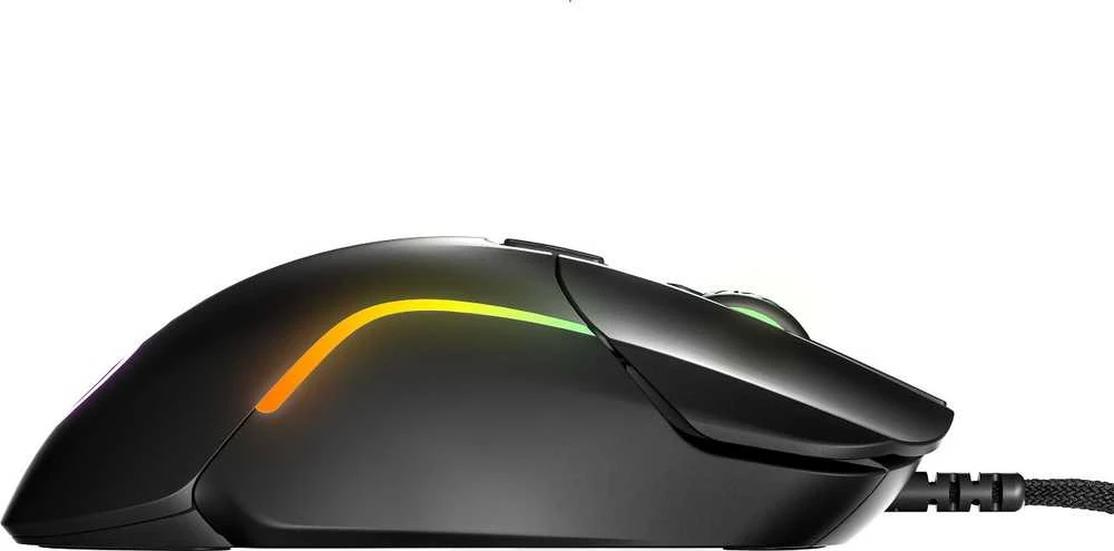 Žaidimų pelė su laidu SteelSeries Rival 5, Juodos spalvos