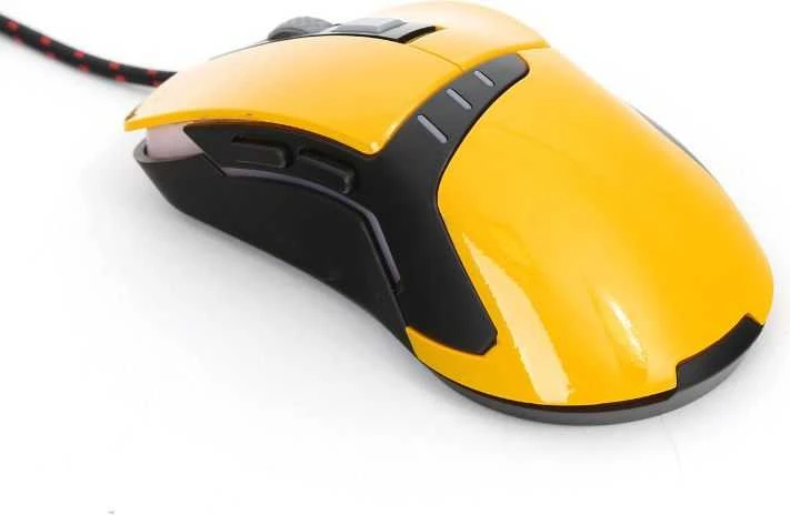 Pelė VARR Gaming OM-270 su laidu, geltonos spalvos