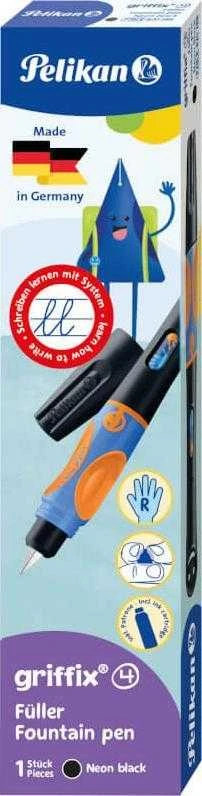 Pelikan Pelican Griffix Neon Juodas plunksna