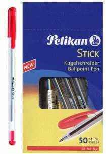 Pelikan Długopis raudona Stick