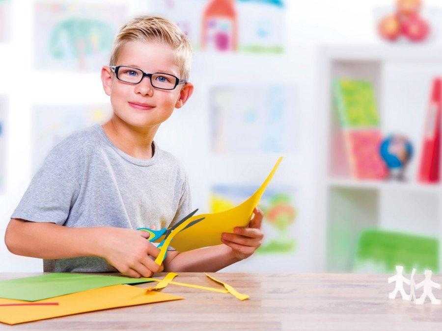Pelikan Žirklės dešiniarank. GRIFFIX 15cm neon oranž.-juodos