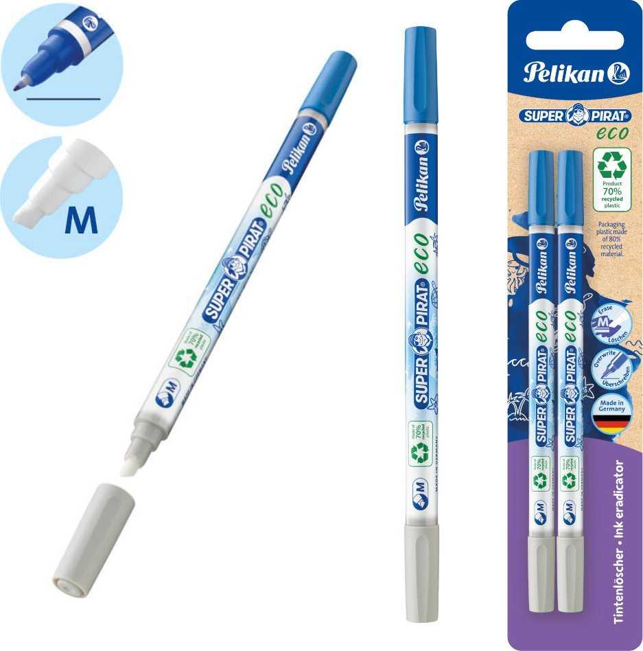 Pelikan Korektor wymazywacz zmazik piór M ECO* 2vnt. PELIKAN