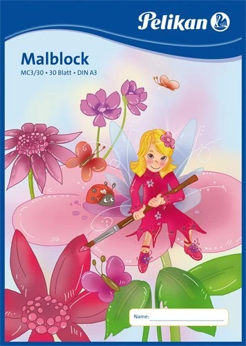 Pelikan Malblock A3 70g/m 30 Bl. MC3/30 bechloris kirvis