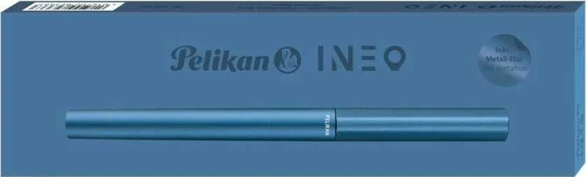Pelikan Plunksnakotis INEO mėlynas metalinėje dėžutėje