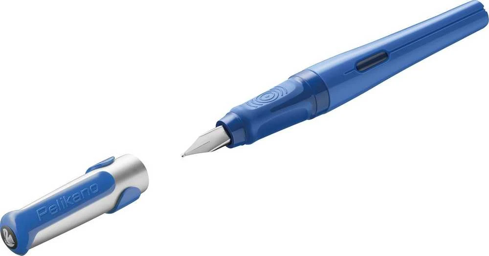 Plunksnakotis PELIKANO Original, Pelikan, M storio iridžio plunksna, mėlynos sp., dėžutėje