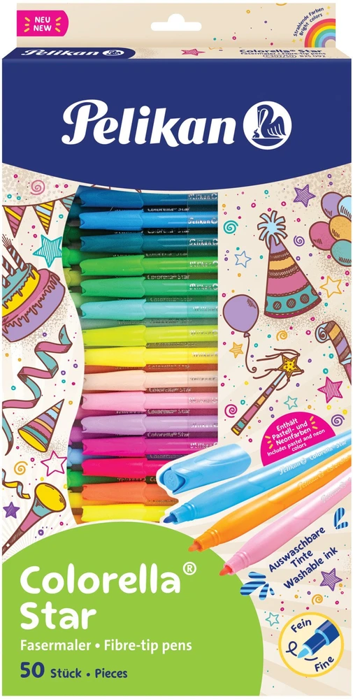 Pelikan Flomasteriai COLORELLA Star 50sp