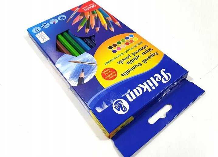 Pelikan Pieštukai spalvoti akvareliniai 12sp