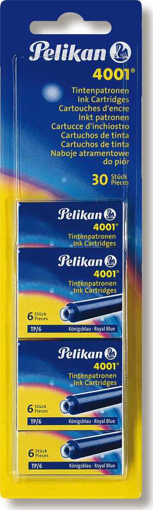 Pelikan Tusz 4001 TP/5 royal mėlyna 5 vnt