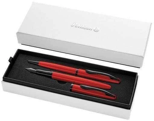 Plunksnakočiai Pelikan Jazz Noble Elegance + raudonas tušinukas