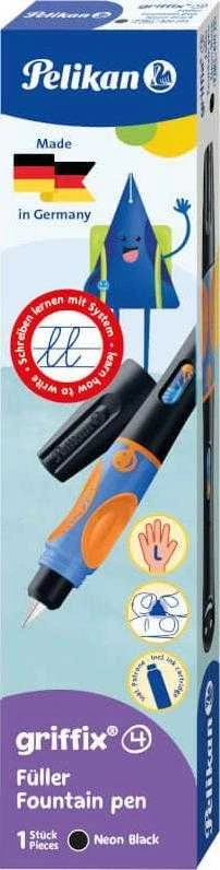 Pelikan 820295, Juoda, Kasečių pildymo sistema, Kairiarankiams, 1 vnt.