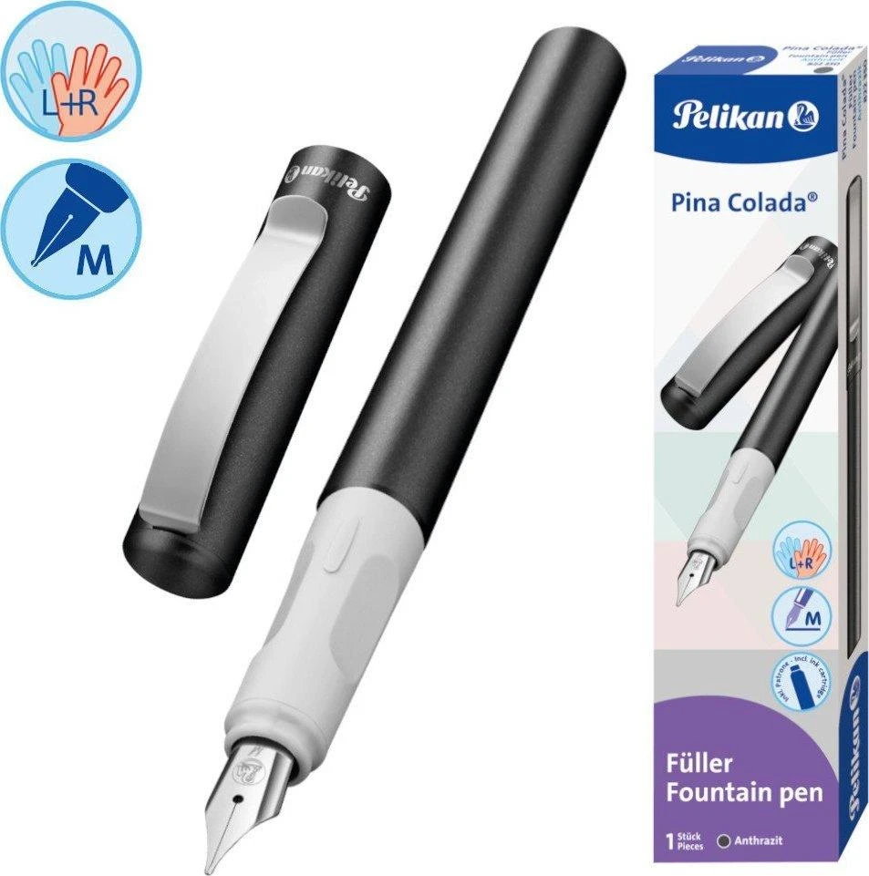 Pelikan Plunksnakotis PINA COLADA M t.grafitinis metallic