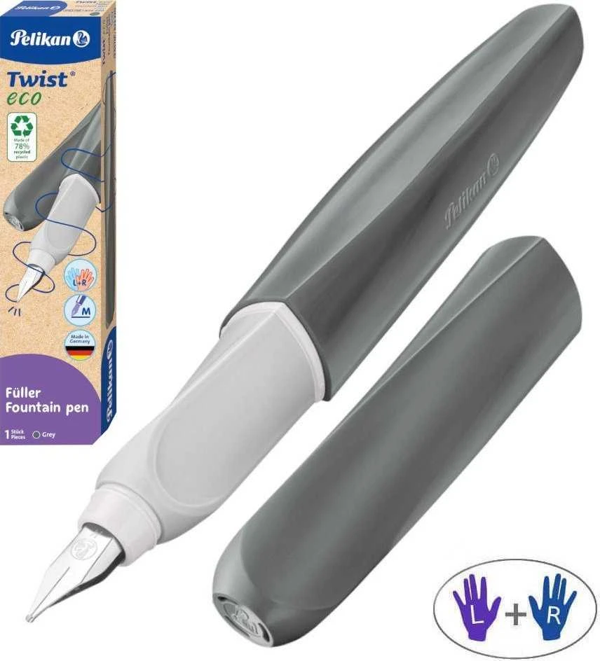 Pelikan Plunksnakotis TWIST ECO P457M pilkas