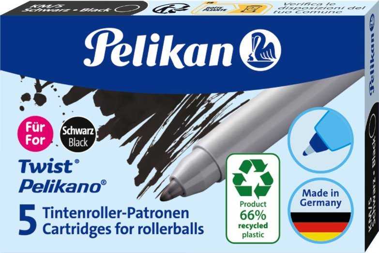 Pelikan Šerdelės TWIST ECO rašikliui KM/ 5 juodos