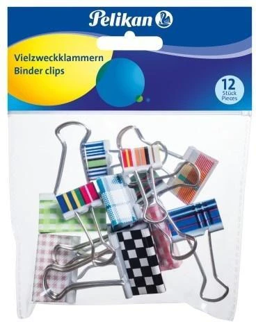 Pelikan popieriaus segtukų rinkinys, 12 vienetų