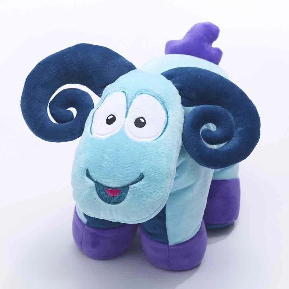 Blue Mėlyna TRAVEL Mėlynas KELIONĖS PAGALVĖLĖ VAIKAMS AVINĖLIS SAMMY