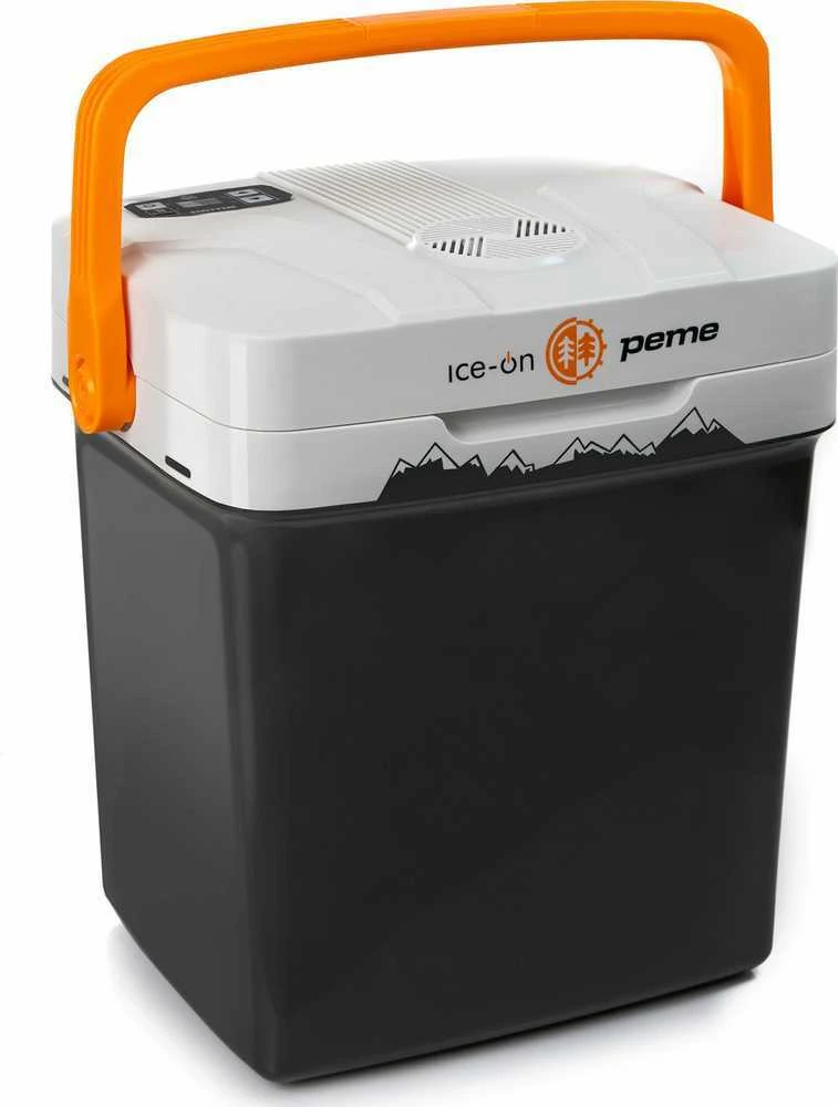Peme Essential 27 nešiojamas šaldytuvas su oranžine rankena