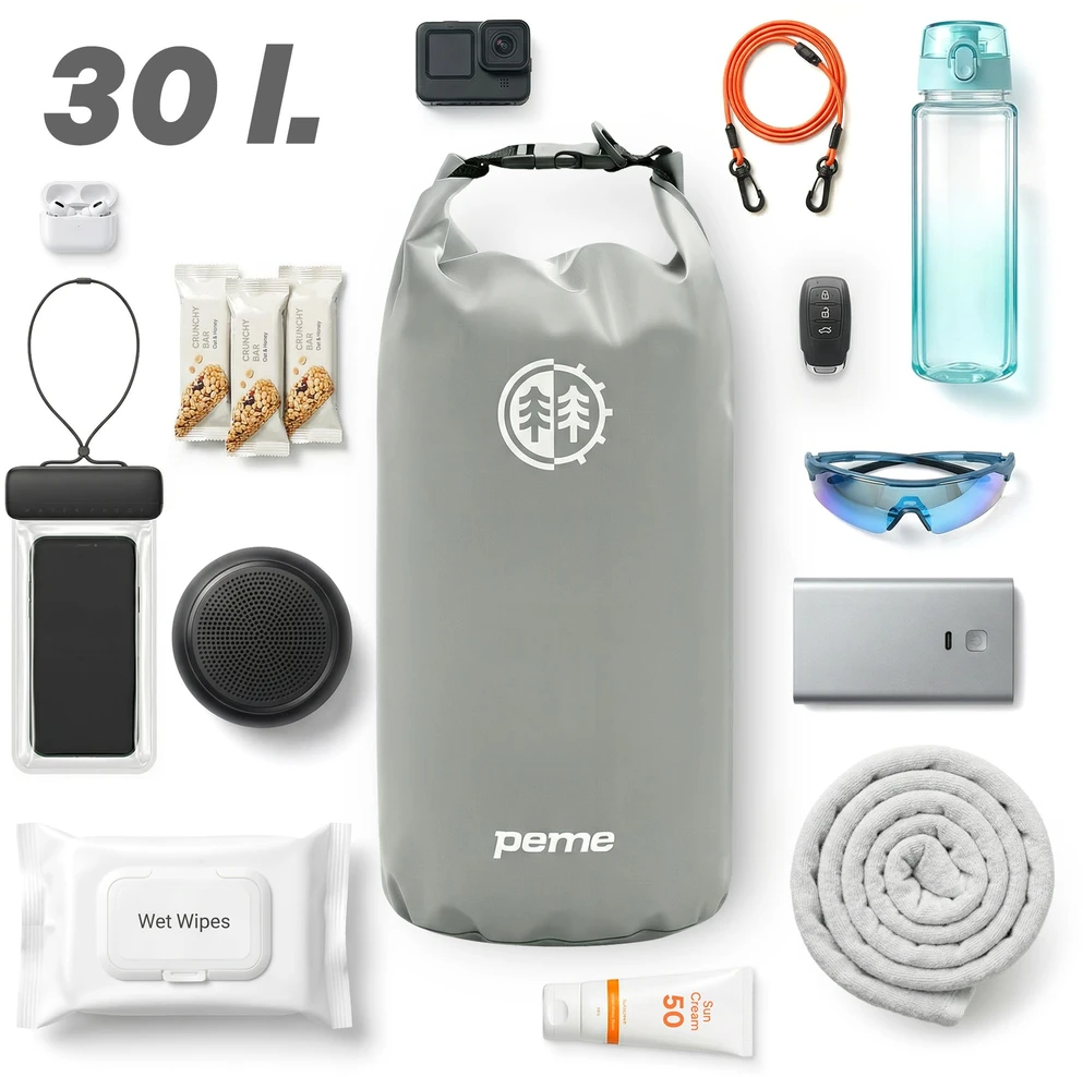 Peme Hydro Dry Bag 30L maišelis neperšlampamas