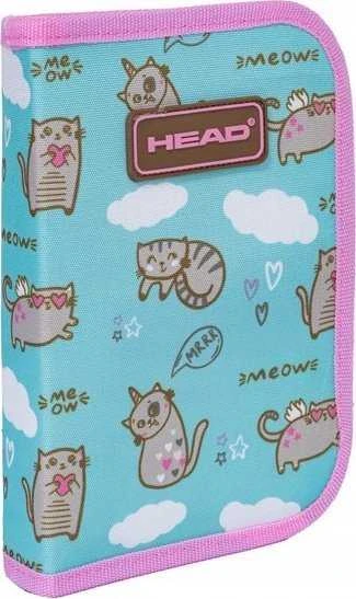 Astra Head Meow Dwuklapkowy mėlyna-rožinė