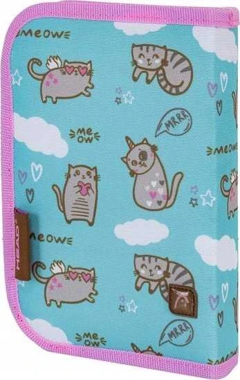Astra Head Meow Dwuklapkowy mėlyna-rožinė