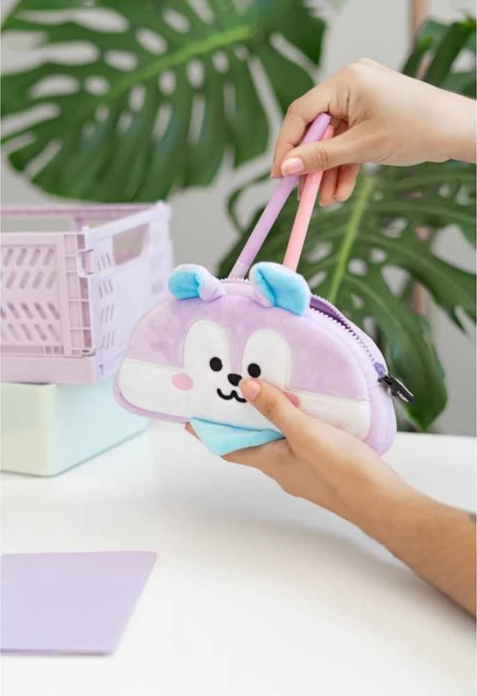 BT21 - INSIDE MANG plush pencil case for utensils