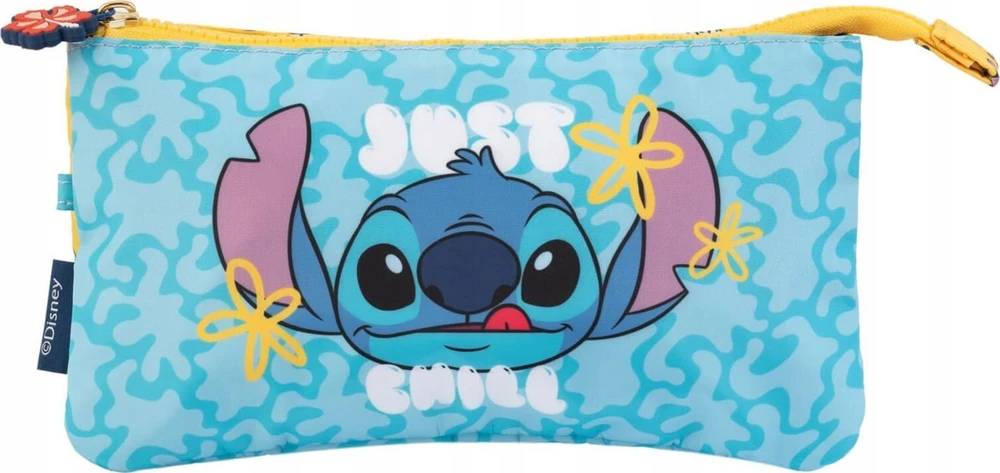 „Disney Stitch“ – trijų skyrių pieštukų dėklas iš „Tropical“ kolekcijos