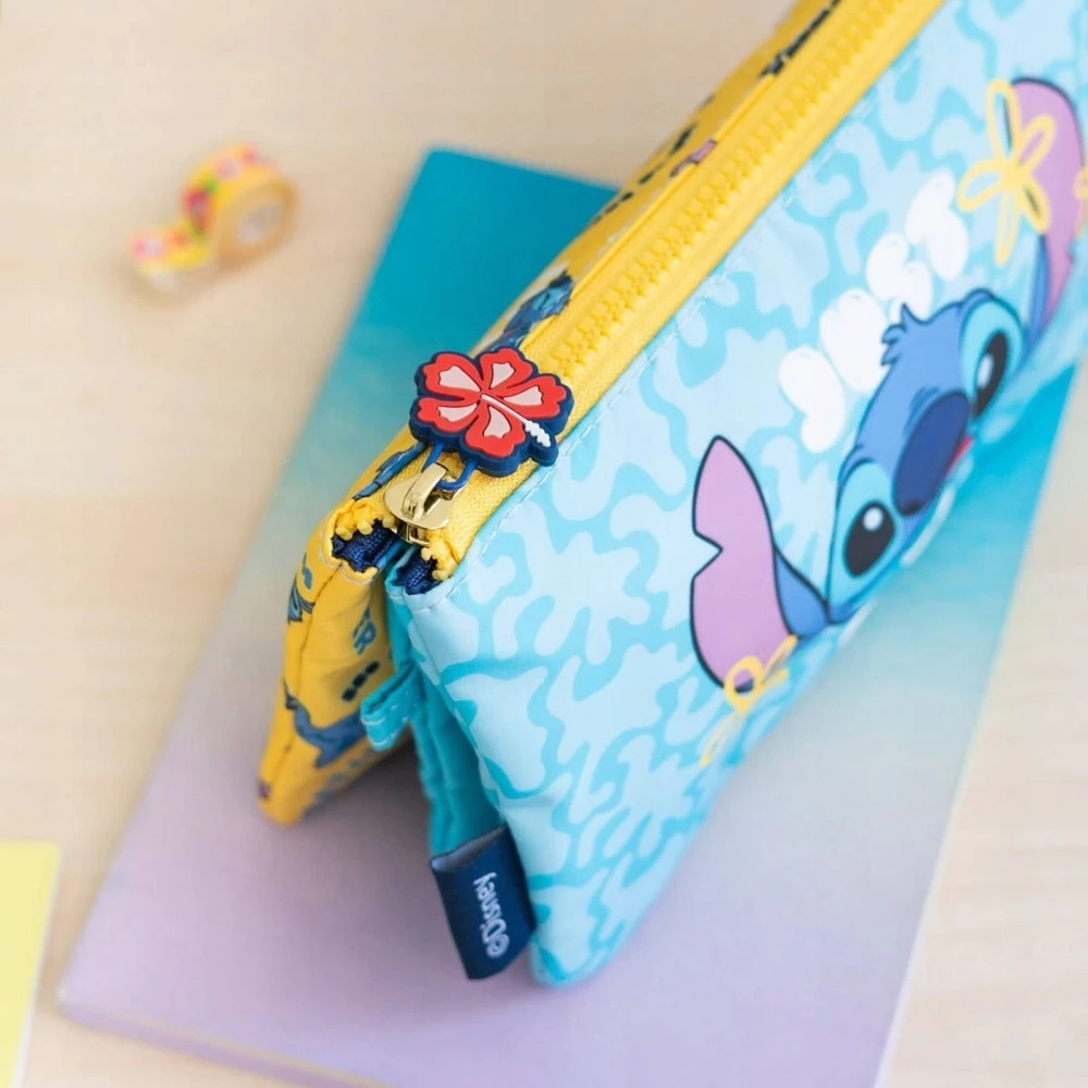 „Disney Stitch“ – trijų skyrių pieštukų dėklas iš „Tropical“ kolekcijos