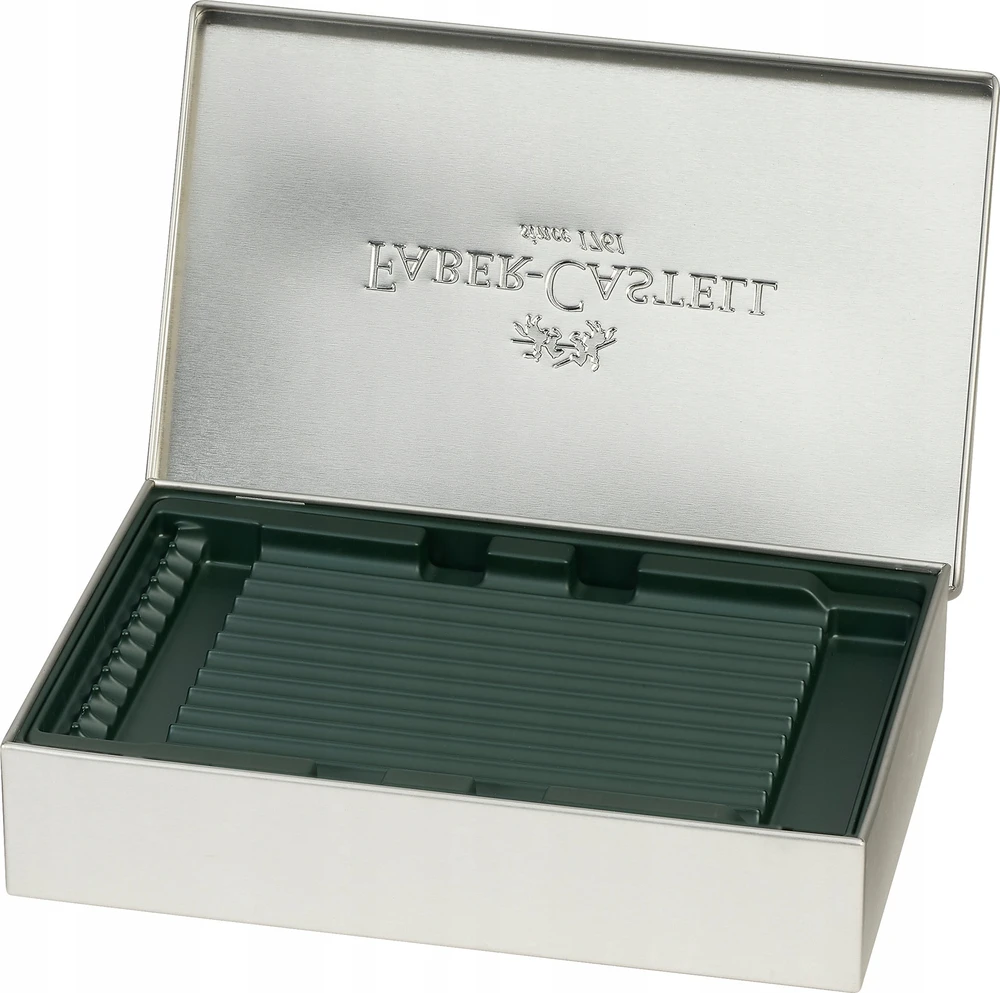 Faber-Castell 180011 pieštukų dėklas, kietas dėklas Baltas pieštukams