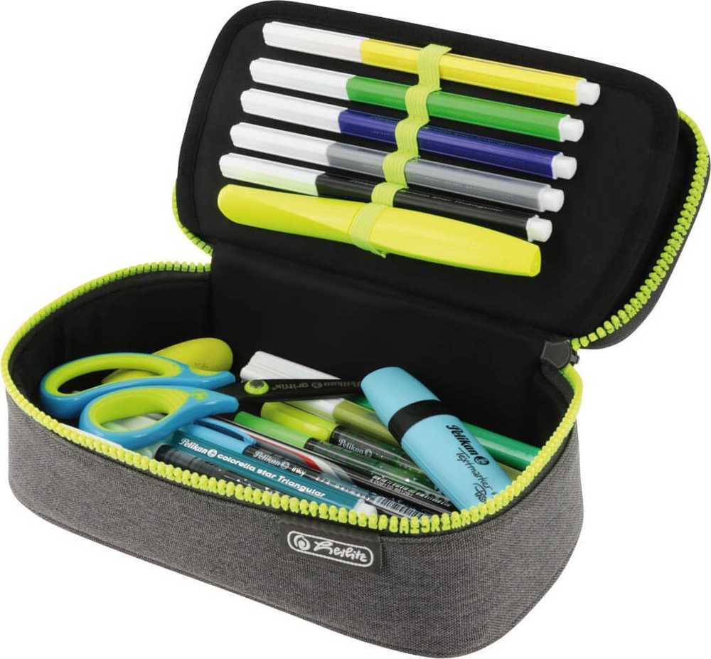 Penalas Herlitz Herlitz Faulenzer beatBox ABC Pilkas/Geltona