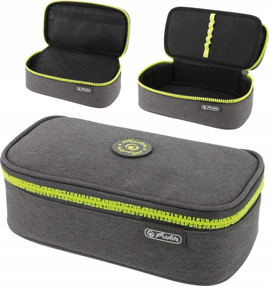 Penalas Herlitz Herlitz Faulenzer beatBox ABC Pilkas/Geltona