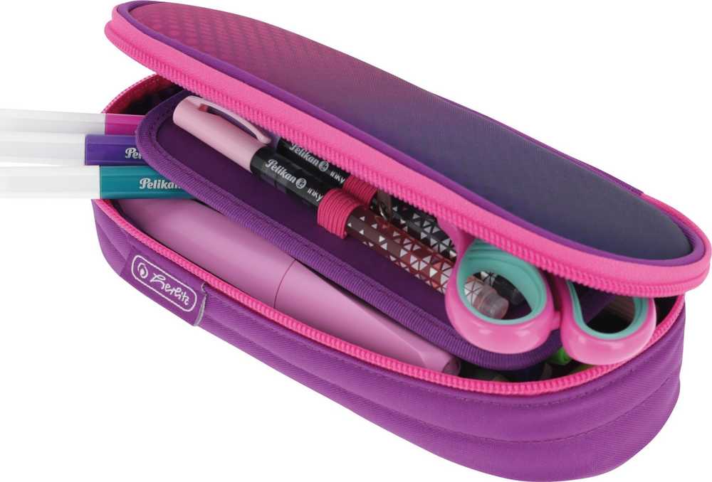 Penalas Herlitz Herlitz Faulenzer Dėklas Dip Dye Rožinė/Violetinė