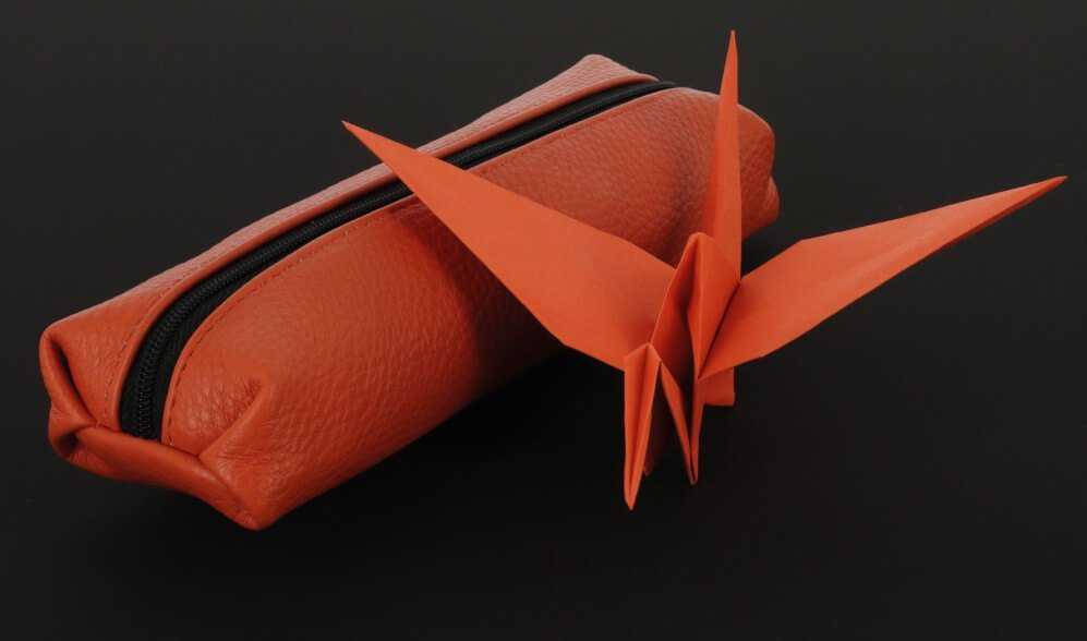 Penalas Herlitz Faulenzer Origami Spicy oranžinis