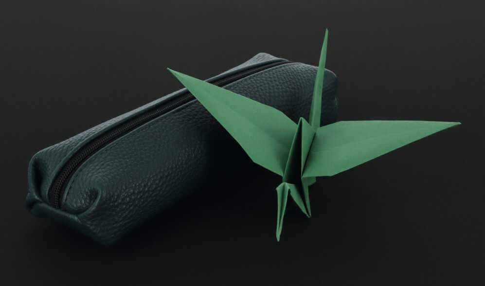 Penalas Herlitz Faulenzer Origami forest žalias