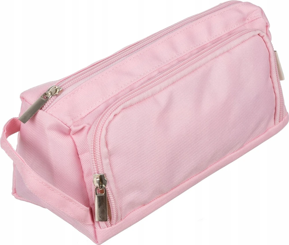Double extendable pencil case - pink Maaleo 24519